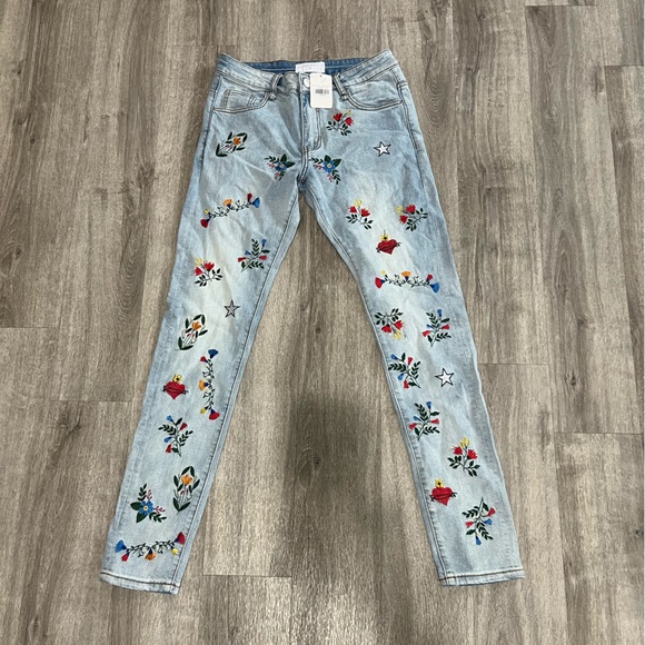 LIFTED ANCHORS RIALTO EMBROIDERED BLUE JEANS MEN SIZE 30 - Picture 2 of 9